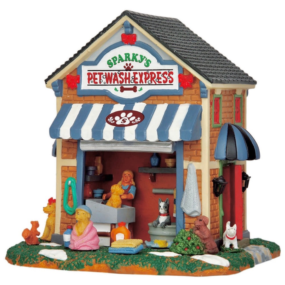 Lemax Village Collection Sparky's Pet Wash Express #53234